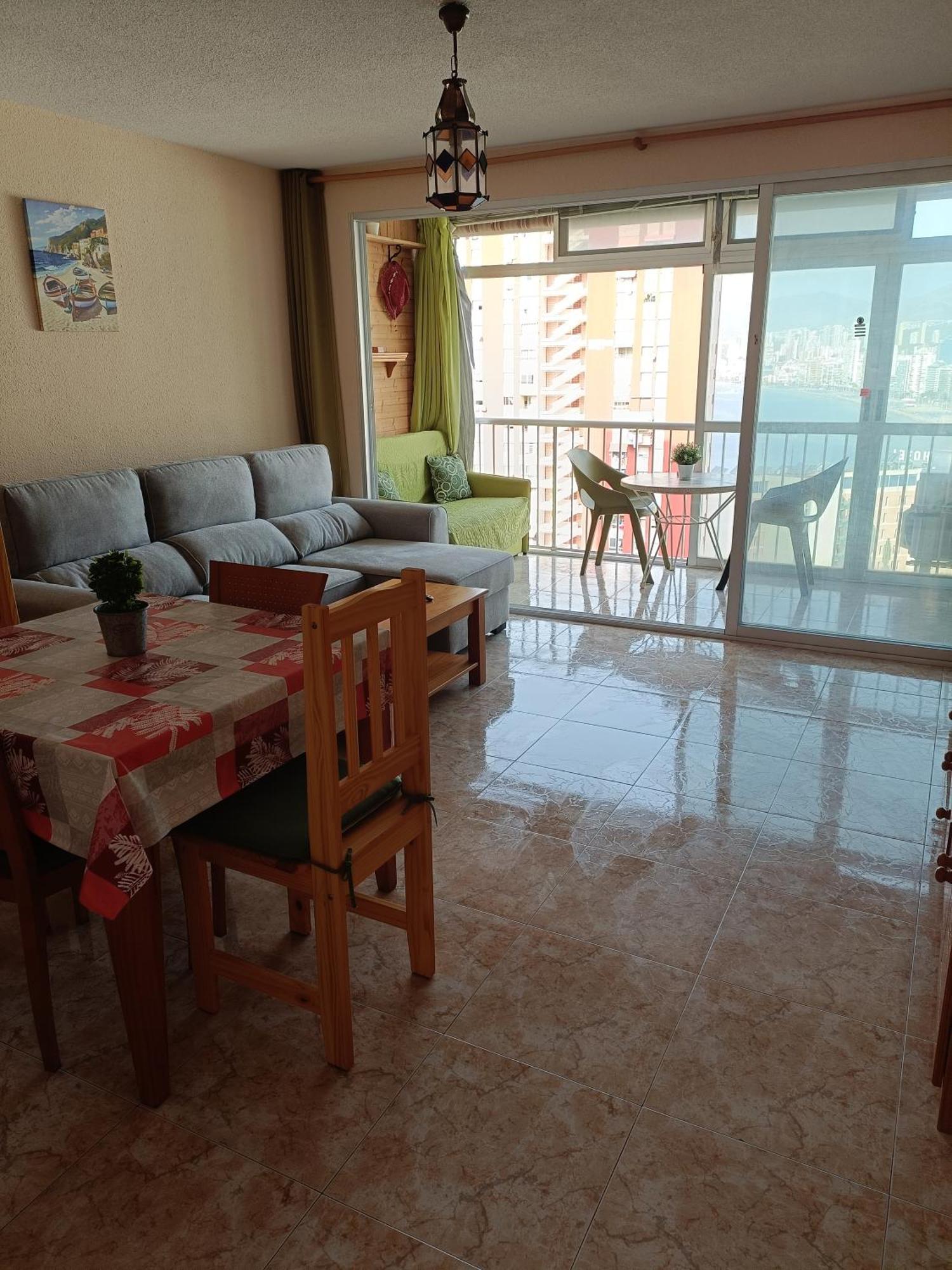 Apartamento Con Vistas A La Playa De Levante Benidorm Dış mekan fotoğraf