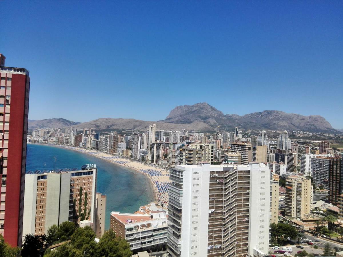 Apartamento Con Vistas A La Playa De Levante Benidorm Dış mekan fotoğraf